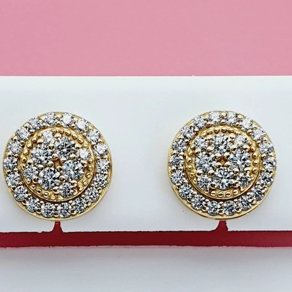 "925 Sterling Silver Cubic Zirconia Earrings, U19254702 - Picture 10 of 11